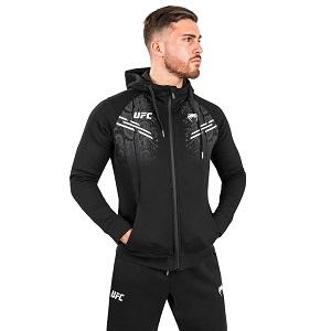 UFC Adrenaline by Venum Replica Felpa con Cappuccio con Zip da Uomo / Nero / Medium